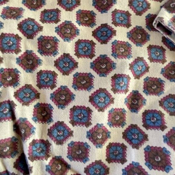 Vintage Groovy 1970's K-Mart Button up Shirt Size 14 - Picture 2 of 4